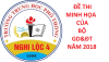Đề thi minh họa của Bộ GD&ĐT lần 1 năm 2018