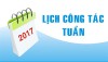 Lịch công tác tuần 16 năm học 2017-2018