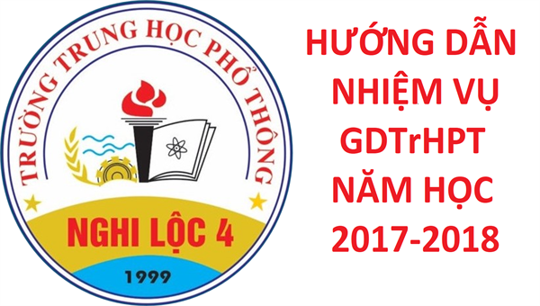 Hướng dẫn thực hiện nhiệm vụ GDTrH năm học 2017-2018