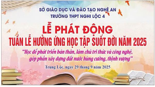 Kế hoạch tổ chức “Tuần lễ hưởng ứng học tập suốt đời” năm học 2025-2026