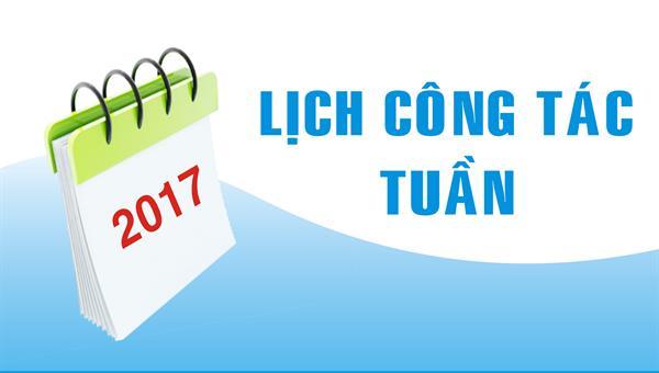 Lịch công tác tuần 22 năm học 2018-2019