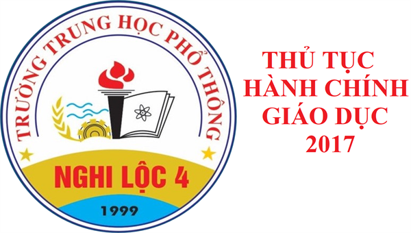 Thủ tục hành chính ngành giáo dục năm 2017