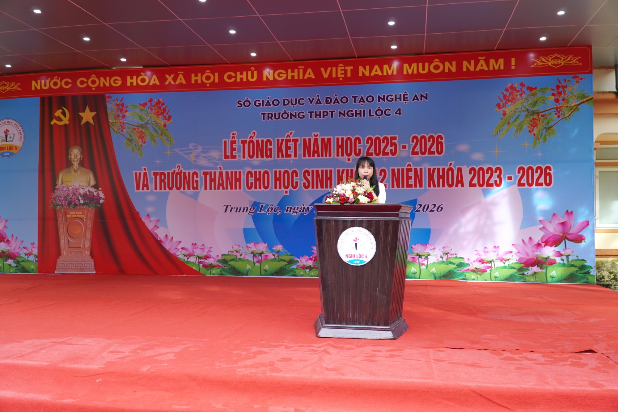 LỄ TỔNG KẾT NĂM HỌC 2025- 2026 VÀ TRƯỞNG THÀNH CHO HỌC SINH KHỐI 12 NIÊN KHÓA 2023 - 2026