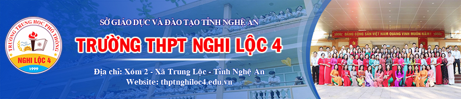 Website Trường THPT Nghi Lộc 4 - Nghệ An